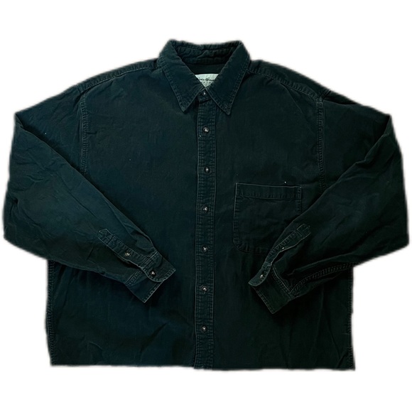 Cropped Eddie Bauer Corduroy Shirt - Picture 1 of 4